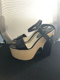 Leather Platform Sandals