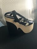 Leather Platform Sandals