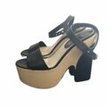 Leather Platform Sandals