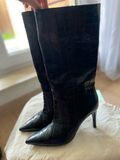 Leather High heel Boots
