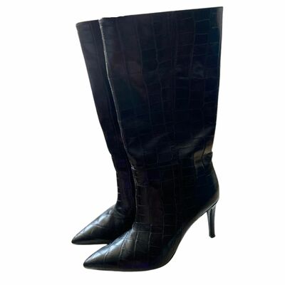 Leather High heel Boots