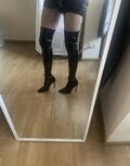Leather Knee high boots