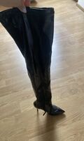 Leather Knee high boots