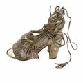 Synthetic leather High heels Sandals