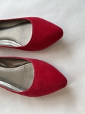 Velvet flats