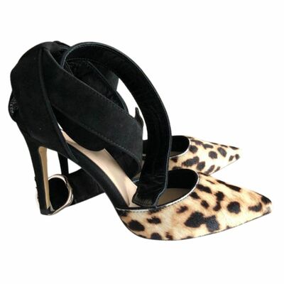 Leather High heels Sandals