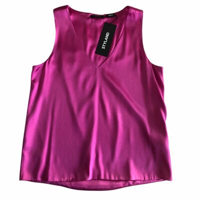 Silk Sleeveless Tops