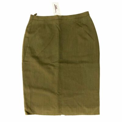 Cashmere Knee-lengh Skirt