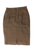 Linen Knee-lengh Skirt
