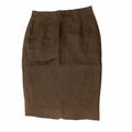 Linen Knee-lengh Skirt