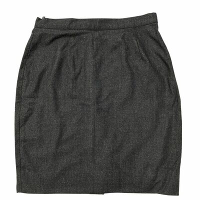 Wool Knee-lengh Skirt