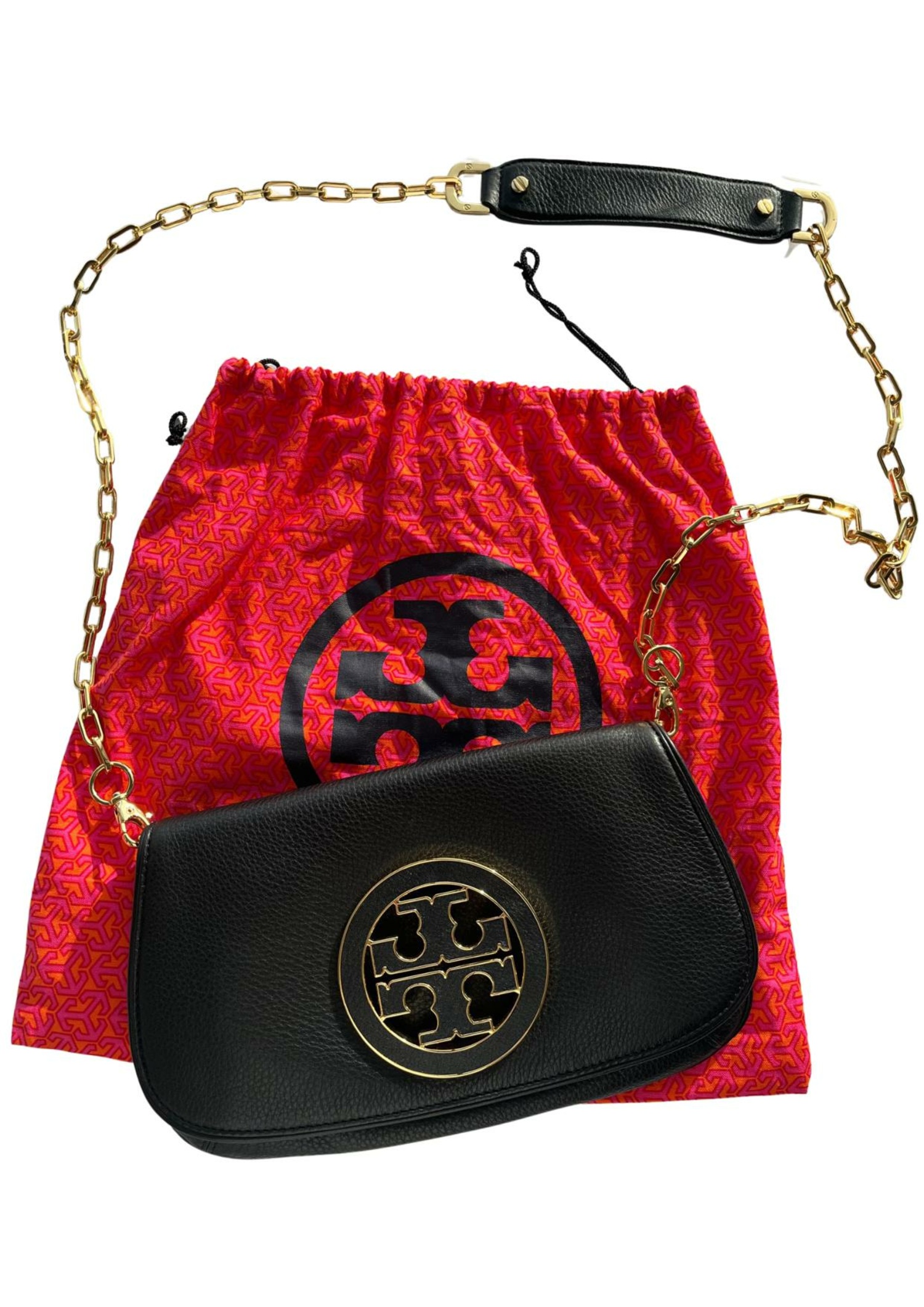Leather Clutch Tory Burch, buy pre-owned at 60 EUR