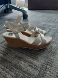Leather Wedge Sandals
