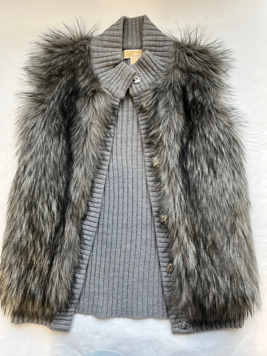 Michael kors on sale fur vest