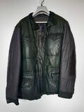 Leather Puffer Jacket