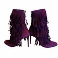 Suede High heel Boots
