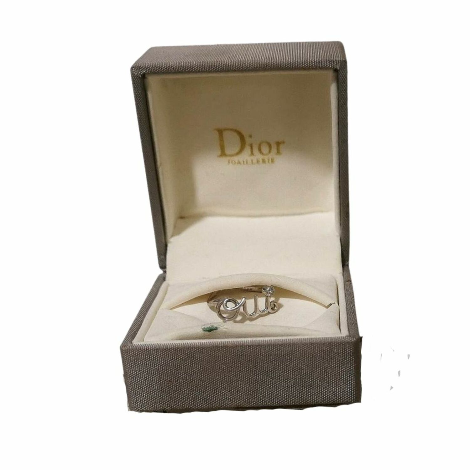 White Gold Ring Dior buy pre owned at 500 EUR