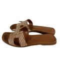 Leather Flat Sandals