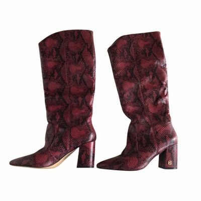Leather Knee high Boots