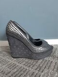 Suede Wedge Shoes