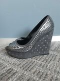 Suede Wedge Shoes