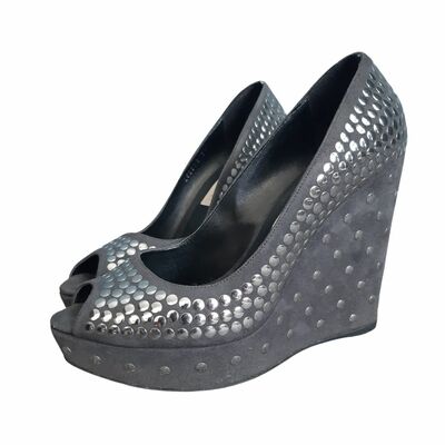 Suede Wedge Shoes