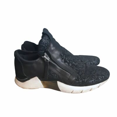 Leather Slip-on Sneakers
