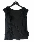 Silk sleeveless top