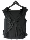 Silk sleeveless top