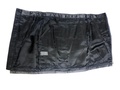 Leather mini skirt