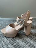 Patent Platform Sandals