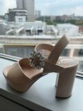 Patent Platform Sandals