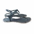 Patent Flat Sandals