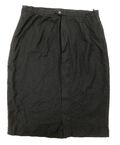 Wool Knee-lengh Skirt