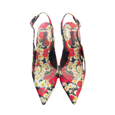 Patent Slingback Shoes