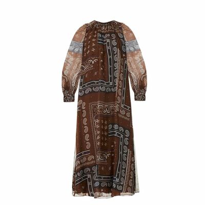 Silk Long dress