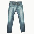 Blue slim conic jeans