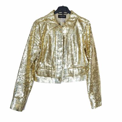 Golden sequin jacket