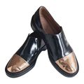Plaque derby shoes