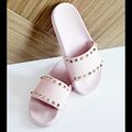 Studded rubber slides