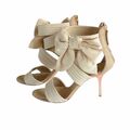 Silk wrapped sandals