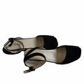 Suede wedge sandals
