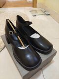 Leather Mary-Jane Shoes
