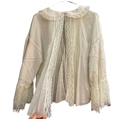 Open back blouse
