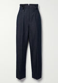 Cotton Straight-leg Pants