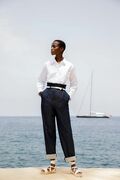 Cotton Straight-leg Pants