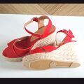 Canvas wedge espadrilles