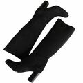Suede leather high boots