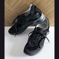 Leather mix sneakers