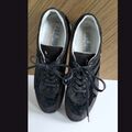 Leather mix sneakers